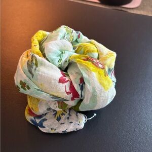 Epice (French company) Floral Scarf in Mint, Yellow & Coral